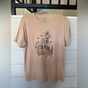 Wild West Graphic Tee - Tan